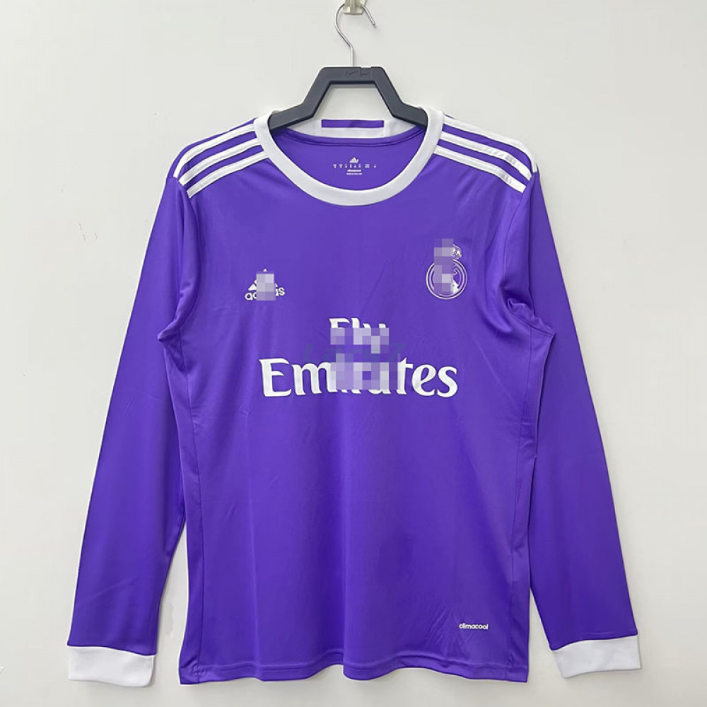 Camiseta Real Madrid 2ª Equipación Retro 16/17 ML