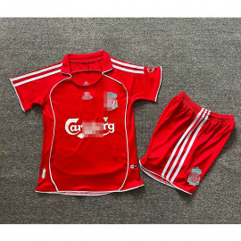 Camiseta Liverpool 1ª Equipación Retro 2006/07 Niño Kit