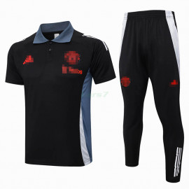 Polo Manchester United 2024/2025 Negro/Azul