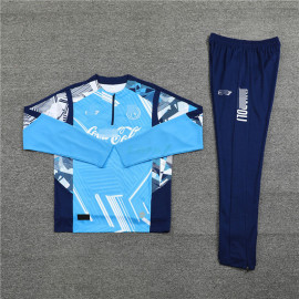 Sudadera de Entrenamiento Napoli 2024/2025 Kit Azul Claro