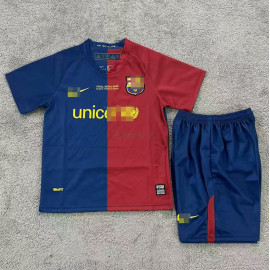 Camiseta Barcelona 1ª Equipación Retro 08/09 Niño Kit