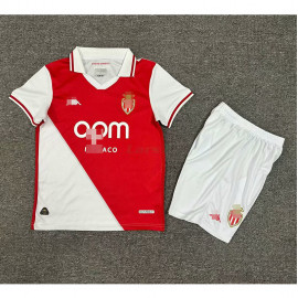 Camiseta Monaco 1ª Equipación 2024/2025 Niño Kit