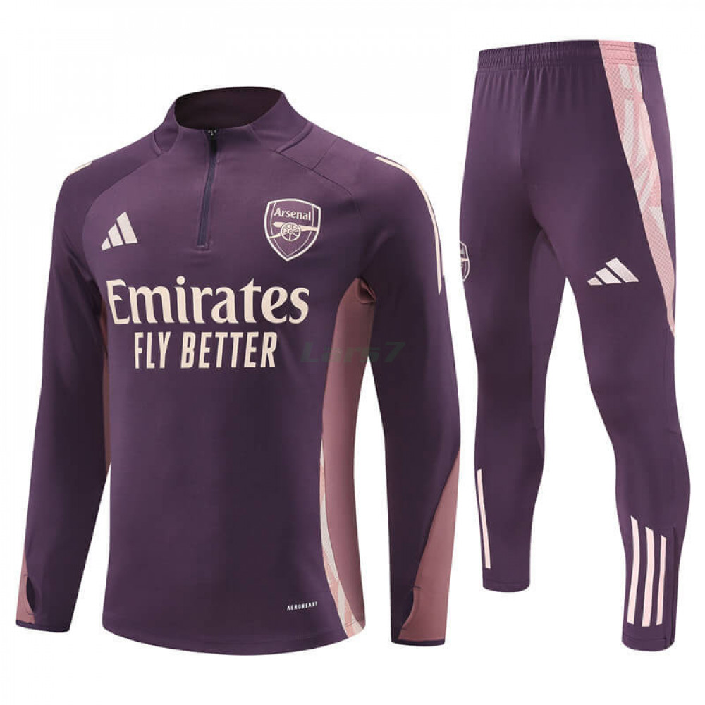 Sudadera de Entrenamiento Arsenal 2024/2025 Kit Ciruela