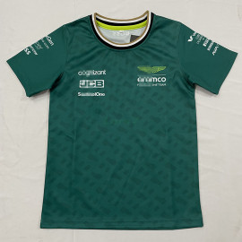 Camiseta Aston Martin Aramco Cognizant F1 2024 Verde Niño Kit