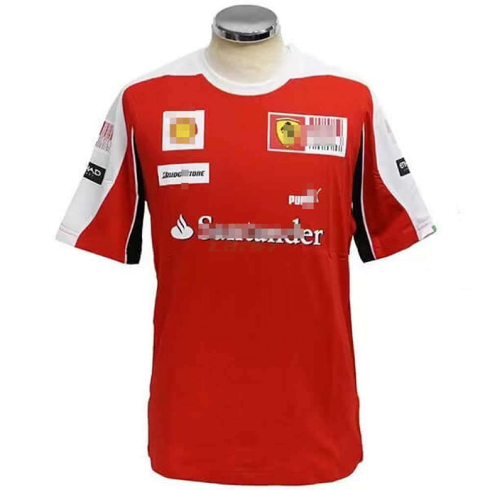 Camiseta Scuderia Ferrari F1 Retro Rojo