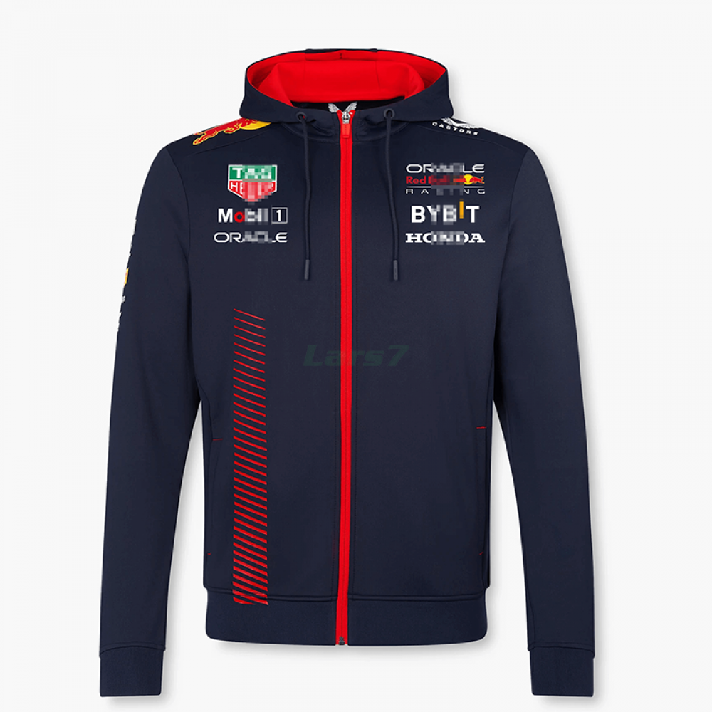 Chaqueta Red Bull Racing F1 2023 Con Capucha Negro