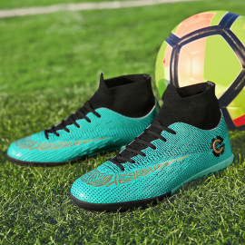 Botas De Fútbol Para Niños Y Adultos Con Tacos Largos En Una Amplia Selección De Colores (#32~#47)