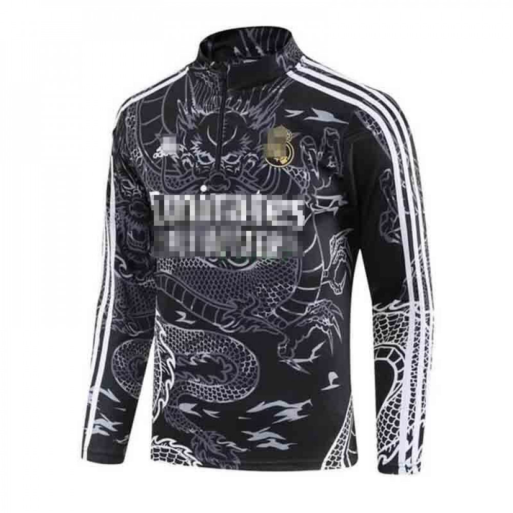 Sudadera de Entrenamiento Real Madrid 2023/2024 Negro/Blanco