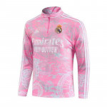 Sudadera de Entrenamiento Real Madrid 2023/2024 Rosa/Blanco