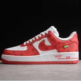 Air Force 1 L-V Corte Bajo Rojo/Blanco