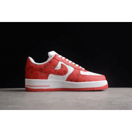 Air Force 1 L-V Corte Bajo Rojo/Blanco