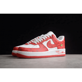 Air Force 1 L-V Corte Bajo Rojo/Blanco