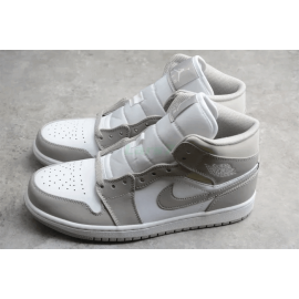 Air Jordan 1 Corte Medio Gris Universitario 