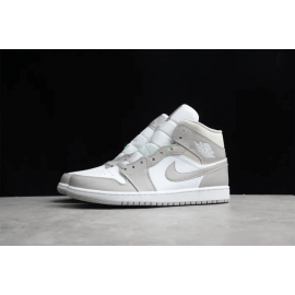 Air Jordan 1 Corte Medio Gris Universitario 