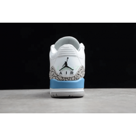 Air Jordan 3 “UNC” Blanco/Azul Claro