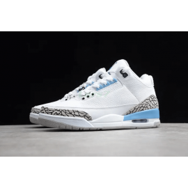 Air Jordan 3 “UNC” Blanco/Azul Claro