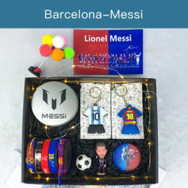 Conjunto de Muñeco regalo Fútbol Messi/Cristiano Ronaldo/Neymar 