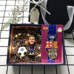 Conjunto Regalo Muñeco de Tres Piezas Fútbol Barcelona